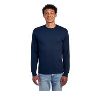 Jerzees Men's Long-Sleeve T-Shirt, Navy, Small