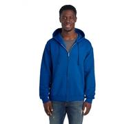 Jerzees Men's NuBlend Fleece Hoodies & Sweatshirts, Cotton Blend, Sizes S-3x Hooded, Full Zip-Royal, XL