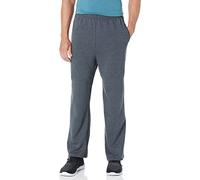 Jerzees Men's NuBlend Fleece Joggers & Sweatpants, Open Bottom - Black Heather, 3X-Large