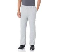 Jerzees Men's Fleece Sweatpants, Open Bottom-Heather Grey, Medium