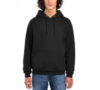 Jerzees Men's Fleece Pullover Hooded Sweatshirt, Hoodie-Black, S
