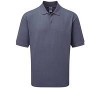 JERZEES Men's Russell Classic Short Sleeve Polycotton Polo Shirt in Grey | Size: XS Jerzees Grey XS