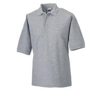 JERZEES Men's Russell Classic Short Sleeve Polycotton Polo Shirt in Grey | Size: XS Jerzees Grey XS