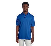 Jerzees Men's Spot Shield Short Sleeve Polo Sport Shirt, Royal, Large