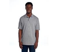 Jerzees Men's Spot Shield Short Sleeve Polo Sport Shirt, Oxford, Large