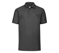 JERZEES Men's Ultimate Cotton Short Sleeve Polo Shirt in Black | Size: XL Jerzees Black XL