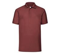 JERZEES Men's Ultimate Cotton Short Sleeve Polo Shirt in Burgundy | Size: 3XL Jerzees Burgundy 3XL