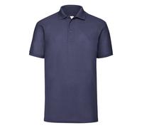 JERZEES Men's Ultimate Cotton Short Sleeve Polo Shirt in Navy | Size: Large Jerzees Navy L