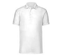 JERZEES Men's Ultimate Cotton Short Sleeve Polo Shirt in White | Size: XS Jerzees White XS