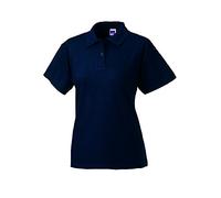 Jerzees Russell Ladies Classic Poly/Cotton Pique Polo Shirt Navy 12