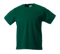 Jerzees Schoolgear Childrens Classic Plain T-Shirt (1-2) (Bottle Green)