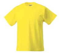 Jerzees Schoolgear Childrens Classic Plain T-Shirt (5-6) (Yellow)