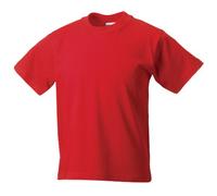 Jerzees Schoolgear Childrens Classic Plain T-Shirt (9-10) (Bright Red)