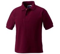 Jerzees Schoolgear Childrens Hardwearing Polo Shirt (9-10) (Burgundy)