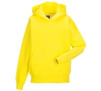 Jerzees Schoolgear Childrens Hooded Sweatshirt (7-8) (Yellow)