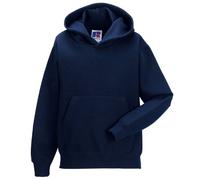 Jerzees Schoolgear Childrens Hooded Sweatshirt (9-10) (French Navy)