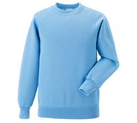Jerzees Schoolwear Jerzees Schoolgear Raglan Sleeve Sweatshirt Pack of 2 in Blue | Size: 1-2 Jerzees Schoolwear Blue 1-2