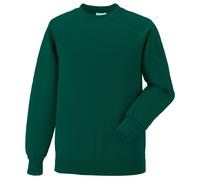 Jerzees Schoolwear Jerzees Schoolgear Raglan Sleeve Sweatshirt Pack of 2 in Bottle Green | Size: 1-2 Jerzees Schoolwear Bottle Green 1-2