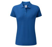 JERZEES Women's 65 35 Hard Wearing Pique Short Sleeve Polo Shirt in Royal | Size: 4XL Jerzees Royal 4XL