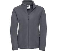 JERZEES Women's Russell Colours Full Zip Outdoor Fleece Jacket in Grey | Size: Medium Jerzees Grey M