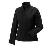 JERZEES Women's Water Resistant & Windproof Soft Shell Jacket in Black | Size: 3XL Jerzees Black 3XL