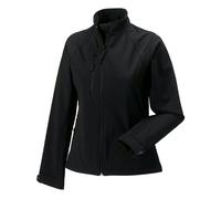 JERZEES Women's Water Resistant & Windproof Soft Shell Jacket in Black | Size: Small Jerzees Black S