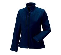 JERZEES Women's Water Resistant & Windproof Soft Shell Jacket in Navy | Size: Medium Jerzees Navy M