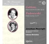 Jonathan Plowright; Lukasz Borowicz: BBC Scottish Symphony Orchestra - Gablenz & Paderewski: Piano Concertos