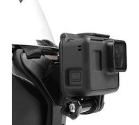 Jesata 5 in 1 Motorcycle Helmet Strap Full Face Front Chin Mount for GoPro Hero/Yi/DJI Sports Action Camera (Black)