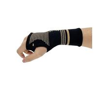 Jesata Copper Compression Hand and Wrist Sleeve Brace Support for Men & Women | Pain Relief, Injury Recovery, Suitable for Sports Protection |Arthritis Gloves Professional Wrist Brace | 1 Piece (M)