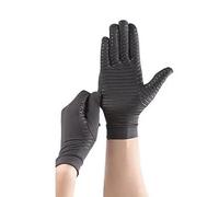 Jesata Non-slip & Breathable Copper Infused Gloves | Full Finger Compression Arthritis Gloves | Hand Support for Osteoarthritis, Arthritis Pain, Carpal Tunnel & Tendonitis | 1PAIR (M)