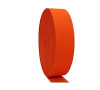 JESEP 1.5 Inch 10 Yards Double-Side Twill Wowen Elastic Heavy Stretch High Elasticity for Sewing Pants Waistband, Wigs, Skirts, Craft DIY Projects (Orange Red 295)