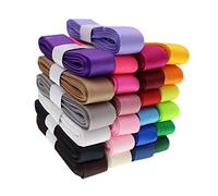 Jesep 100 Yards 7/8" Soild Grosgrain Ribbon Boutique Gift Wrapping Package Ribbon, DIY Crafts Bow Hair Headband Accessories Assorted Ribbon (7/8" 2.0cm)