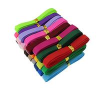 JESEP 20 Color Assorted Grosgrain Ribbon - 1/4 Inch (6mm) Wide x 100 Yards - for Hair Bows, Gift Wrapping, Sewing Trim, DIY Crafts - Thin Fabric Ribbon for Headbands & Boutique Packaging