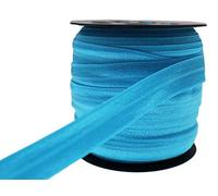 JESEP 40 Yards 5/8'' 1.5CM Fold Over Elastic (FOE)-Environmental Band#23 (Lake Blue)