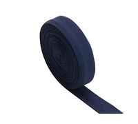 Jesep Yong 20mm 10 Yards Navy Blue Fold Over Elastic Bands for Sewing Knitting Elastic Lingerie Fancy Dress for Clothes Headbands Baby Girls Hair Bow