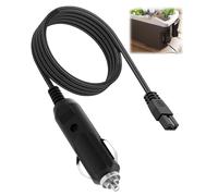 Jesiah 12V 24V Car Refrigerator Charger 2M, 10A DC Power Cord for Cooler Cool Box Power Lead Auto Fridge Freezer Power Cord Automobile Cigarette lighter Adapter Extension Cable 2 Pin Plug