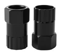 Jesiah Bicycle Freewheel Remover Tool, High Carbon Steel Cassette Lockring Tool Mountain Bike Bottom Bracket Removal Tools Compatibility with Shimano SunRace ATX MTB Road Bike EBike Hub Motor (Black)