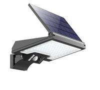 JESLED Solar Security Lights Outdoor Motion Sensor, 108LEDs 4 Modes Solar Lights Outdoor, Type-C Charging Solar Powered Durable Wall Lights for Patio Yard Pathway Garage
