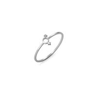 JESMING Minimalist Gender Symbol Ring Hollow Out Stainless Steel Jewelry Delicate Everyday Statement Accessories Gold, Silver Size 7-11 Rings for Women, Metal, No Gemstone