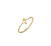JESMING Minimalist Gender Symbol Ring Hollow Out Stainless Steel Jewelry Delicate Everyday Statement Accessories Gold, Silver Size 7-11 Rings for Women, Metal, No Gemstone