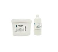Jesmonite AC100 Eco-Resin Kit - Safe, Non-Toxic, Fire-Resistant Resin for Homeware, Sculptures & Decorative Casting - Lightweight, Impact-Resistant, Easy to Use (1.4 Kg)