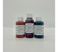 JESMONITE Pigment | Colour Solution for all Resin Mixes, compatible with AC100 | Easy to Mix and Use | Ideal for Artists, Crafters, and Professionals (50g x 3, Pink, Purple, Orange)