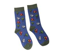 Jess & Lou Mens Novelty Farmyard Socks 7-11