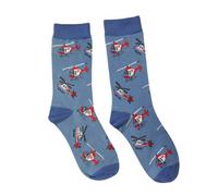 Jess & Lou Mens Novelty Helicopter Socks 7-11
