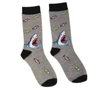 Jess & Lou Mens Novelty Shark Socks 7-11