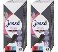Jessa Pantiliners Flexible Black 2 x 28 Pieces + Purlife Sticker