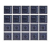 Jesscasday DSA PBT Keycaps for Mechanical Gaming Keyboard, 1U Height, Pack of 20