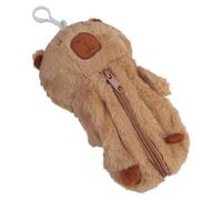 Jesscasday Soft Plush Pencil Case Zippered Pencil Bag For Student Adult Large Capacity Pen Pouches Travel Cosmetic Storage Bag Fun Pen Holder