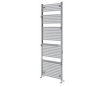 Jesse Bathroom Ladder Heated Towel Rail With Hangars Central Heating 1800 x 600- Chrome